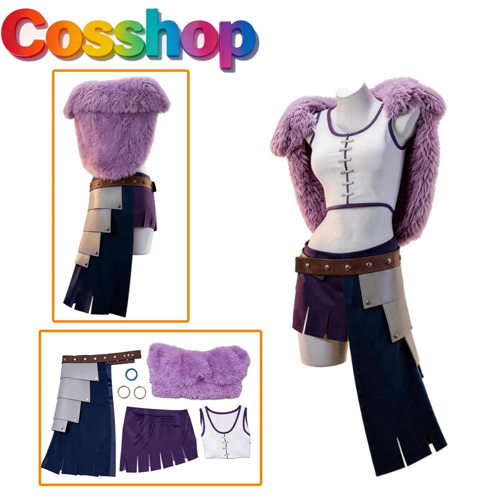 

Anime Pirate Nico Robin Cosplay Costume with Pruple Cloak Accessories For Women Female Halloween Carnival Party Outfits