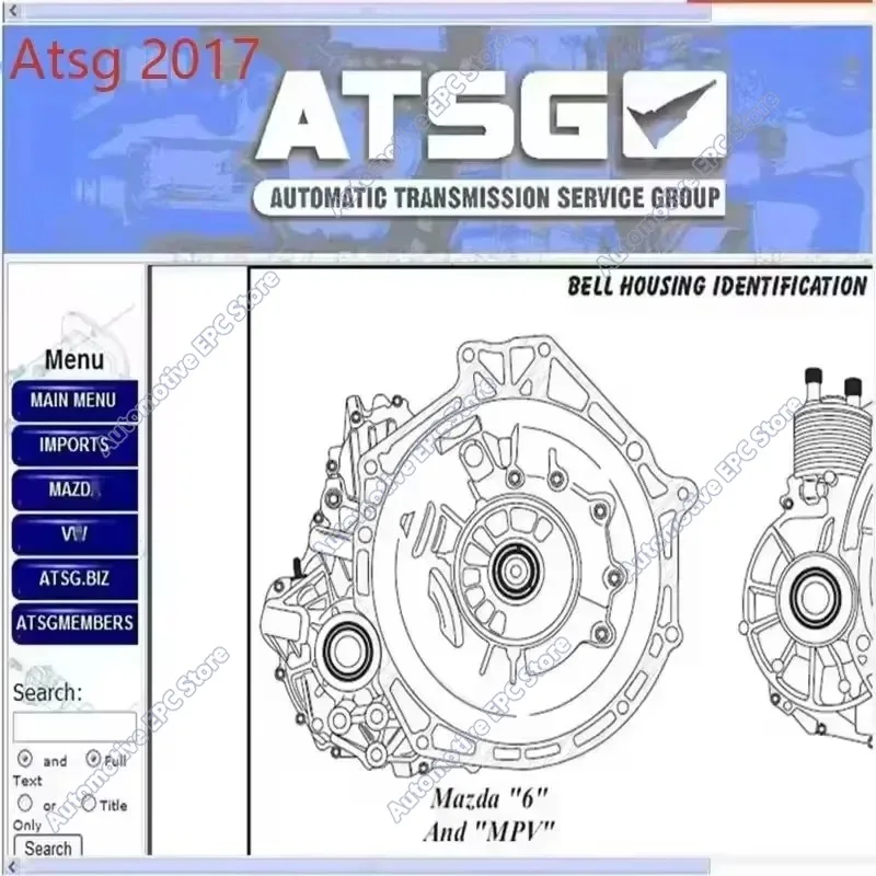 New Auto ATSG 2017 Transmission Repair Manual Cars Software Hot Sale Diagnostic Guide Service Info for Automatic Transmissions