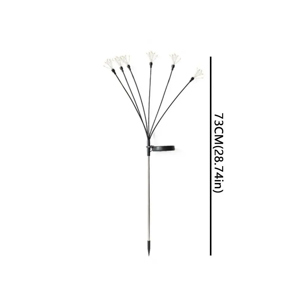 6/810 رؤساء ضوء الشمس 2 طرق تبديل النجوم المتألقة LED الأزهار الألعاب النارية مقاوم للماء الأرض شنت إضاءة المناظر الطبيعية #6