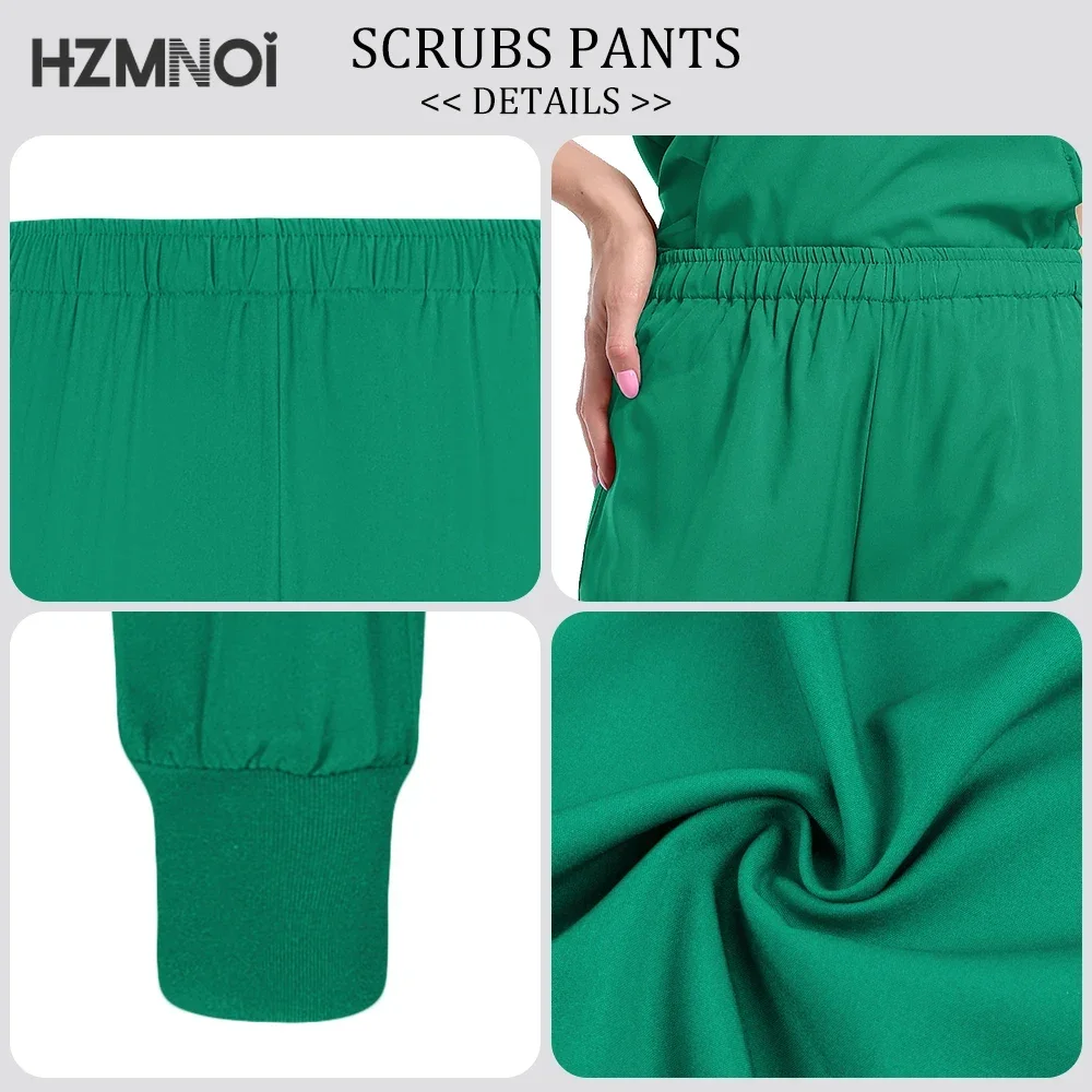 Ropa de trabajo para salón de belleza y enfermera médica, bata clínica, Top + pantalón, Túnica de enfermería para médico de Spa, traje, uniformes quirúrgicos, conjunto exfoliante para mujer