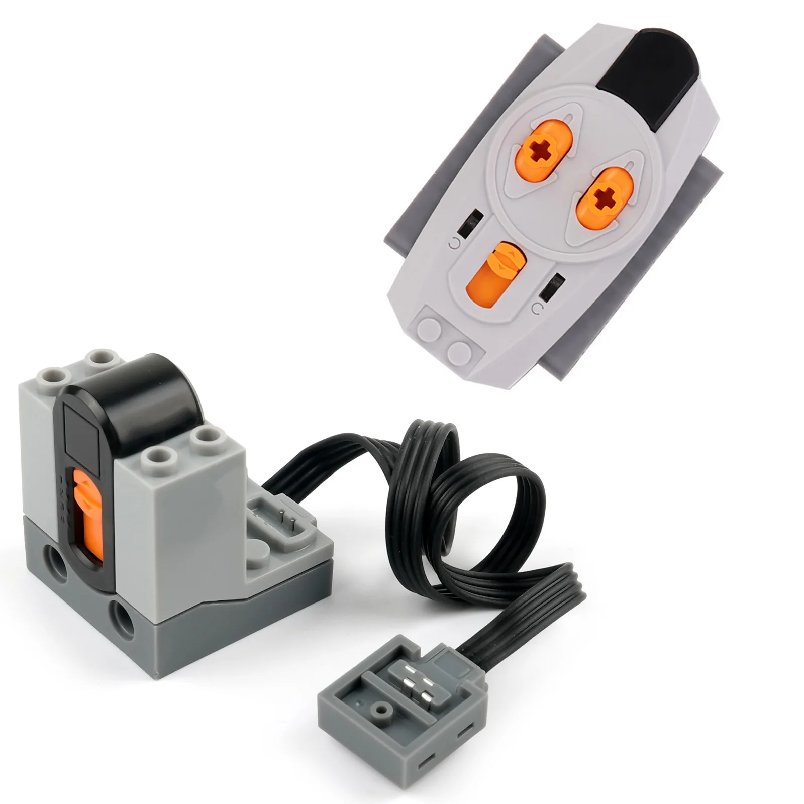 Kit de ladrillos técnicos MOC 88003 con funciones de potencia, con motores L de 4 Uds. Y Control remoto por infrarrojos para caja de batería de bloques de construcción legoeds