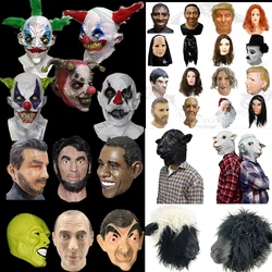 Halloween Famous People Celebrity Latex Mask Male Female Animal Head Masks Novelty Halloween Costume Party Costume Props