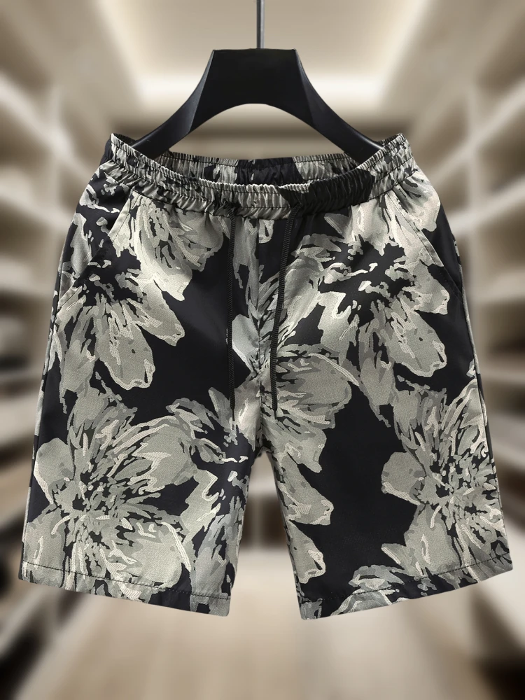 

Новая летняя клетчатая мужская orts Faion Trend, повседневная пляжная одежда с пятью точками, удобная эластичная талия, прохладное ощущение, легкий вес