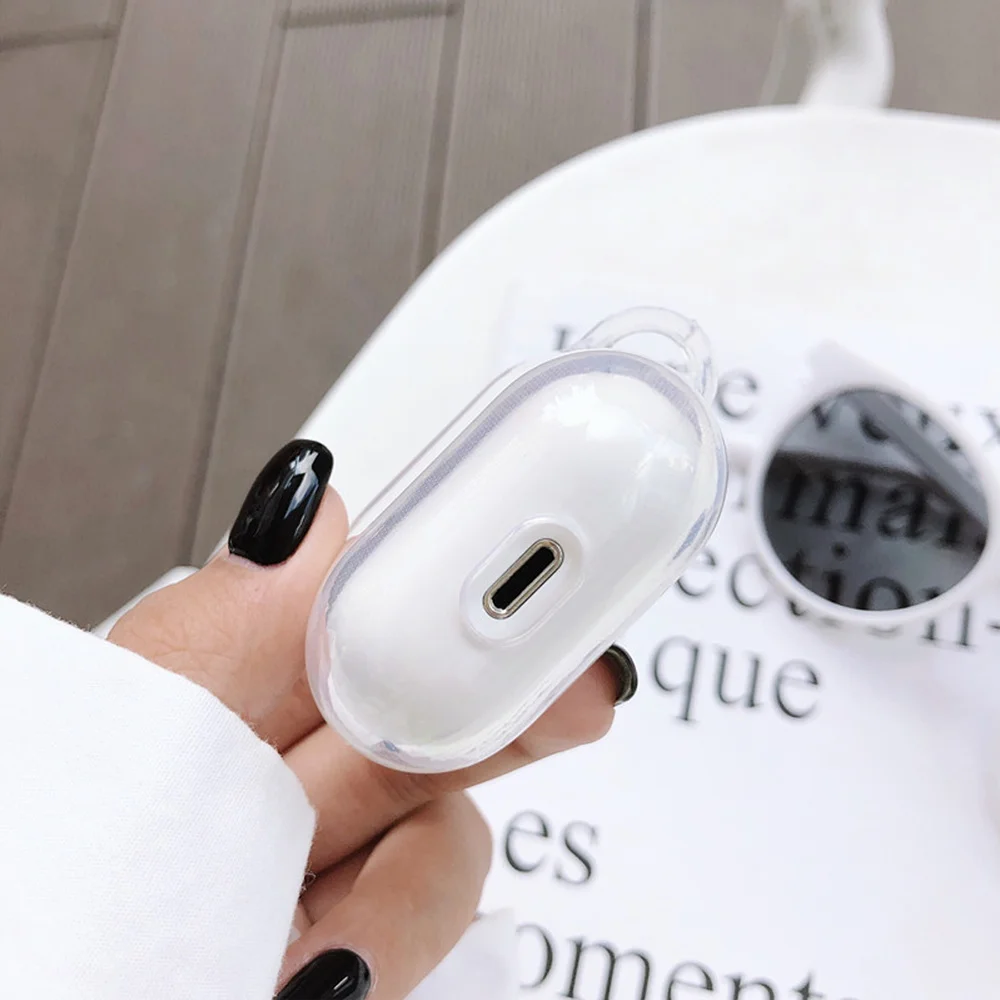 حافظات من السيليكون لهاتف Apple Earphone Case AirPods الجيل الأول / الثاني المضاد للسقوط بنمط الأصدقاء غطاء سماعة رأس بلوتوث لاسلكي