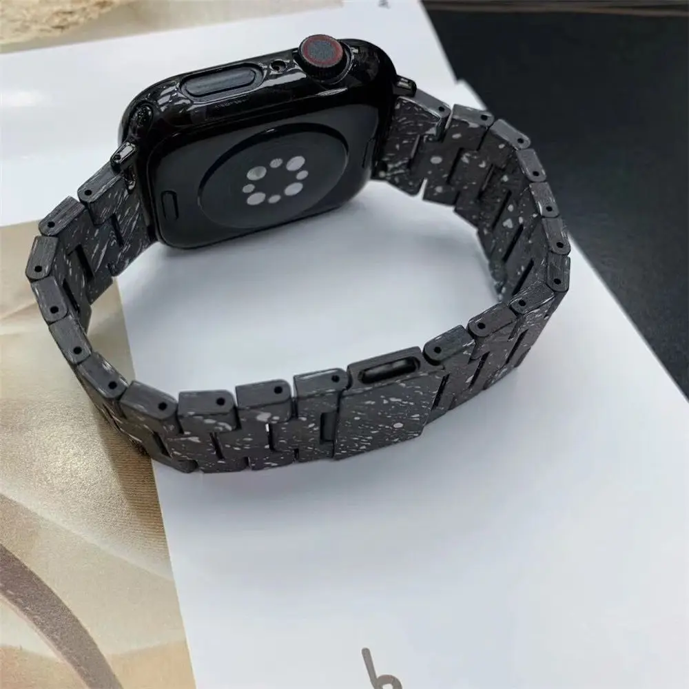 Premium Genuine Real Carbon Fiber Strap for Apple Watch Ultra 2 9 8 7 6 5 4 SE Buckle Band 40mm 44mm 45mm 49mm