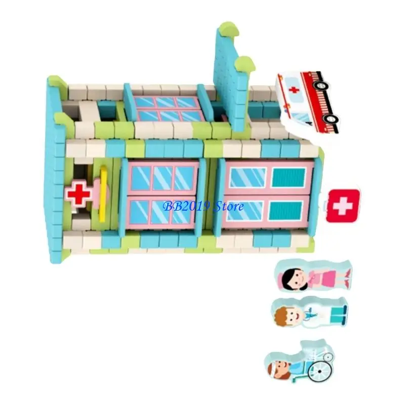 Blocos educacionais Q0KB para habilidades motoras finas Brinquedo educacional para crianças