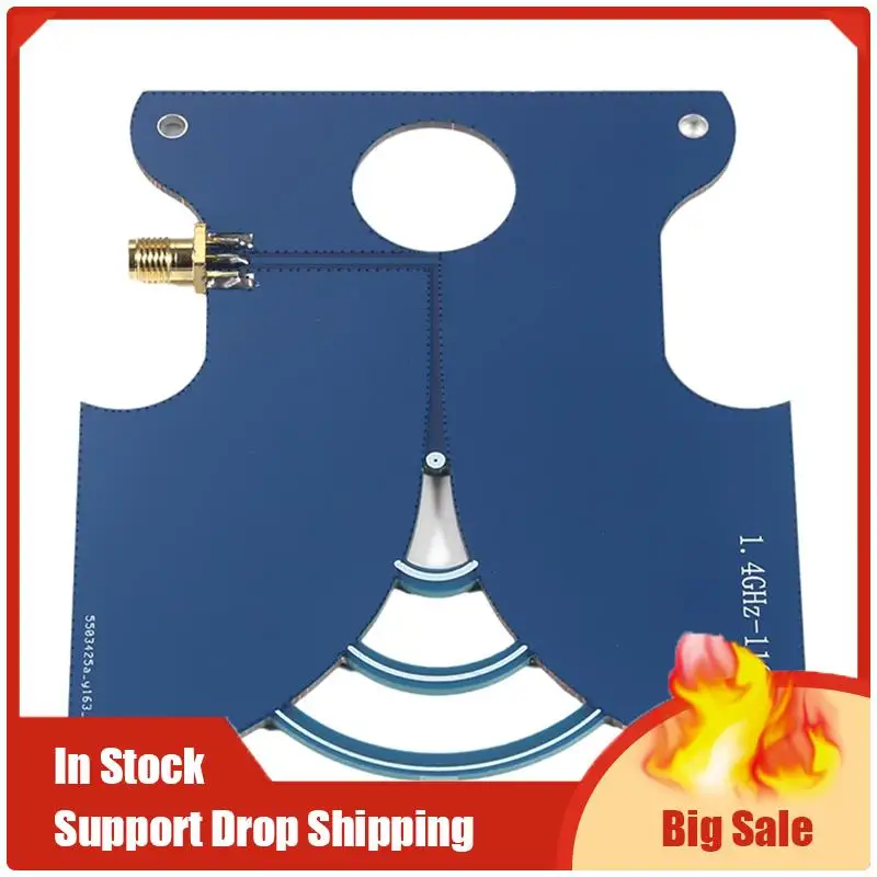 هوائي UWB 1400 ميجا هرتز - 11 جيجا هرتز هوائي واسع النطاق للغاية مكاسب عالية نقل الصور لتحديد المواقع TEM SMA أنثى