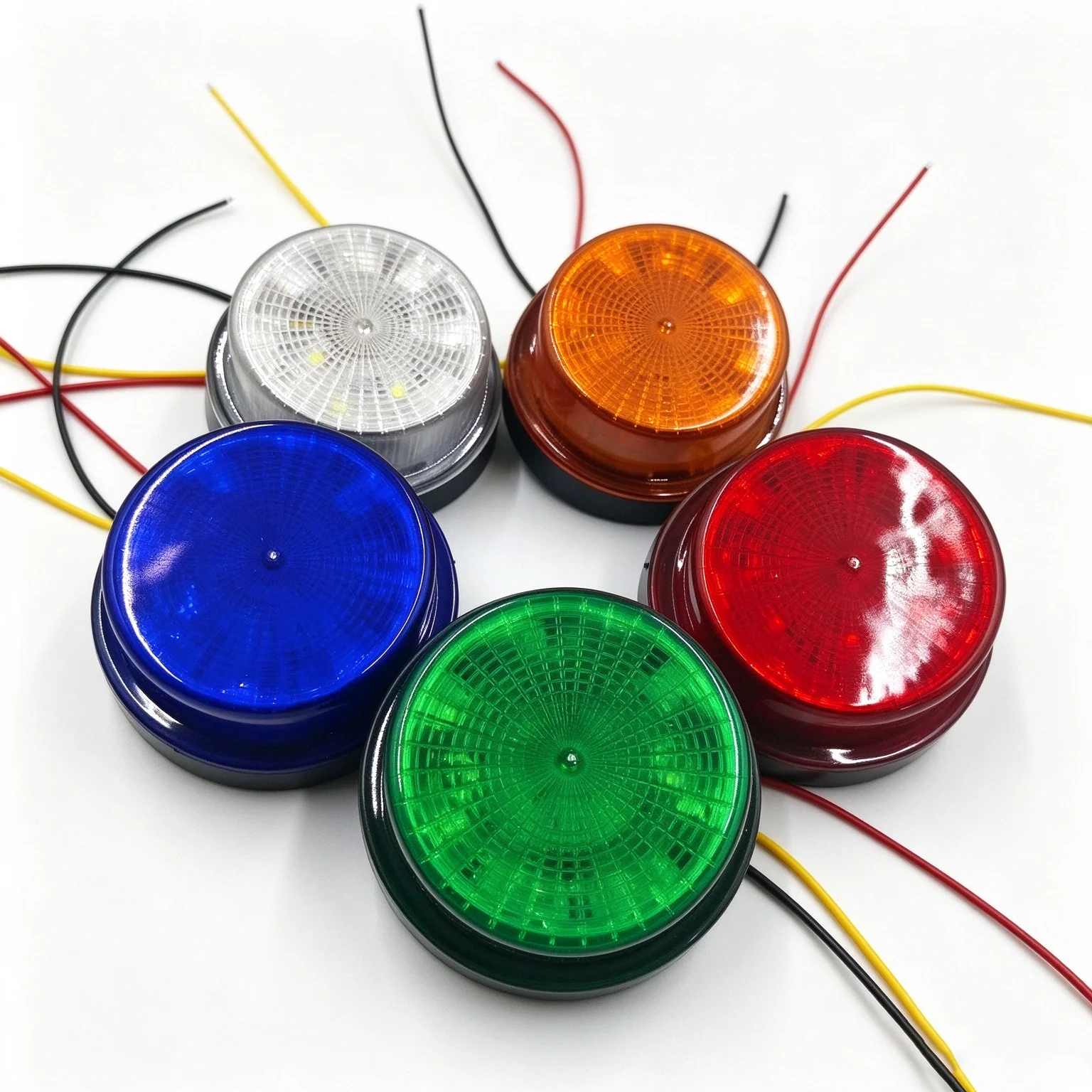 12V LED Strobe Light Emergency Rotating Traffice Indication Car Flash Beacon Light LED Orange Blue Red Flash Car Warning Light