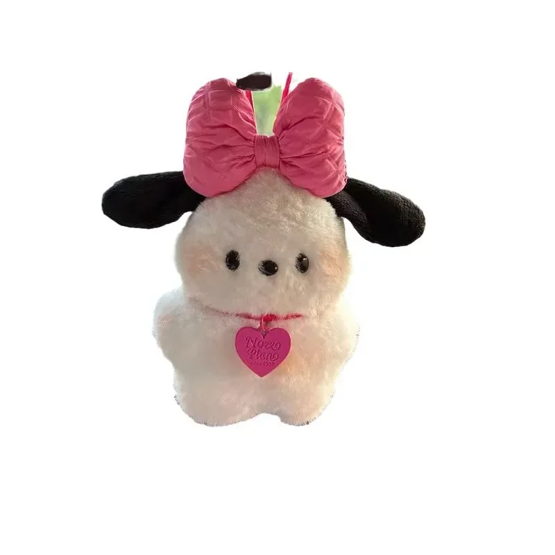 Kawaii Sanrio Plush Chaveiro para Crianças, Chaveiro Boneca dos desenhos animados, Carro e Mochila Pingente, Casal Presentes de Natal para Crianças