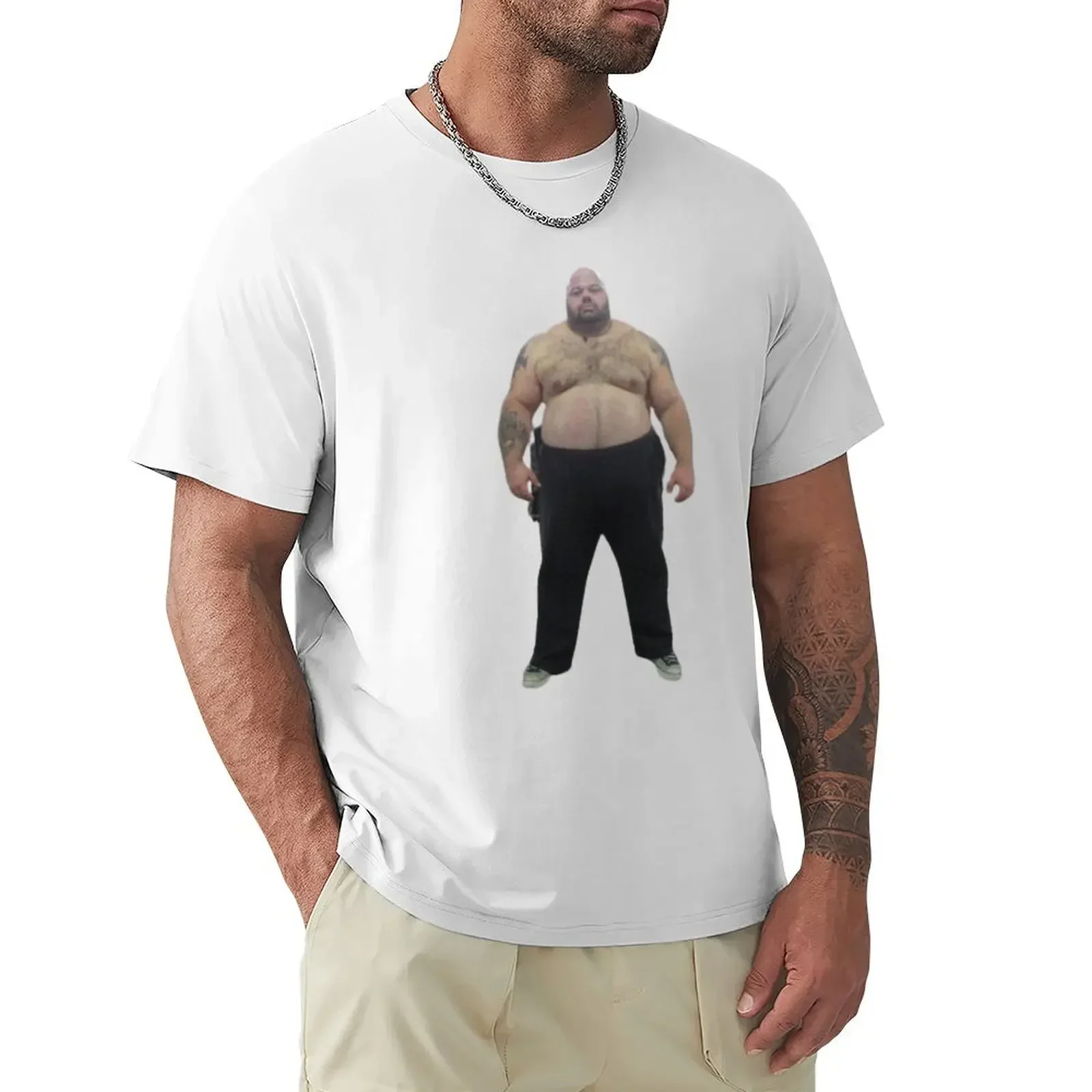 

Футболка мужская с графическим принтом Kyriakos, Модная хлопковая смешная футболка с рисунком гризли, TBI, одежда в стиле Харадзюку, лето