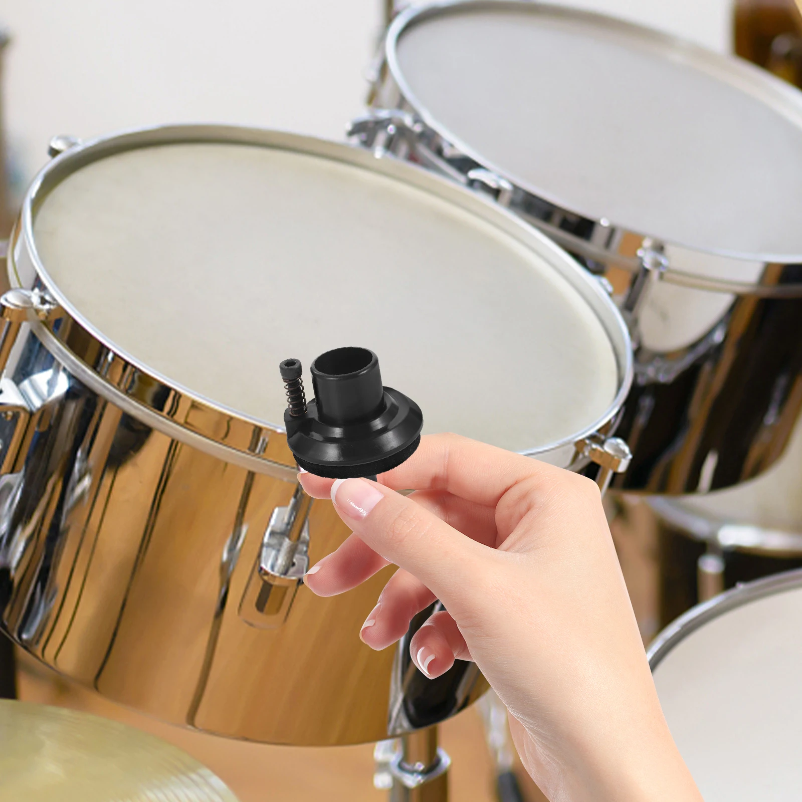 

Drum Hi-hat Stand Accessories Cymbal Clamp Sleeves Parts along with Kit Cymbals Felts Clutch