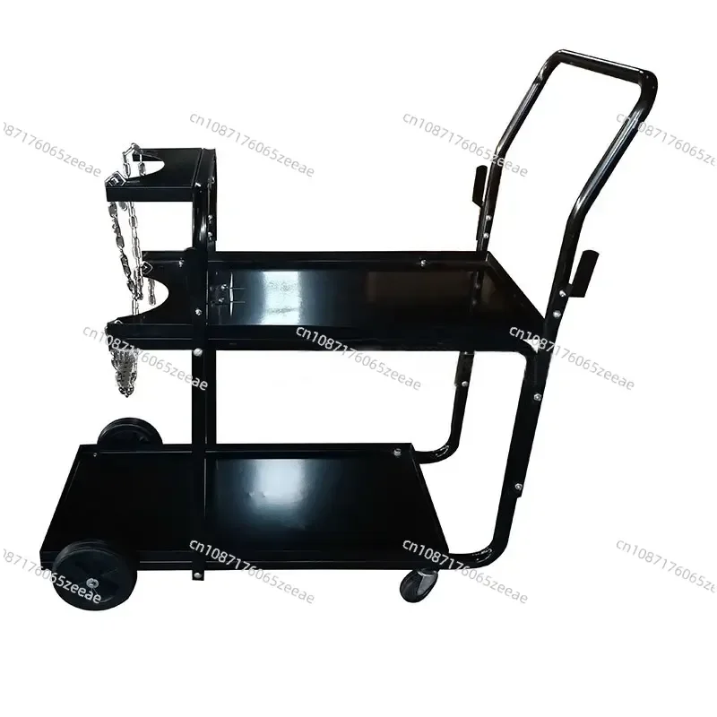 Electric welding trolley two-protection welding car gas shielded welding special mobile hand-pulled car auto repair tool