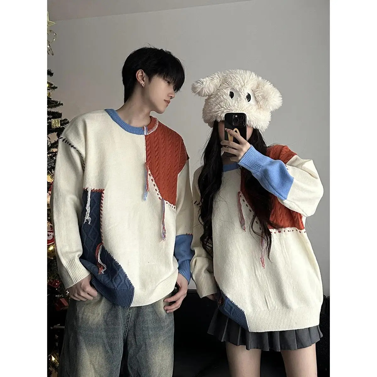 

Мужской модный трикотажный джемпер Slim Fit с круглым вырезом, осенне-зимняя базовая кофта 2024 года, новинка, элегантный повседневный стиль, высокое качество