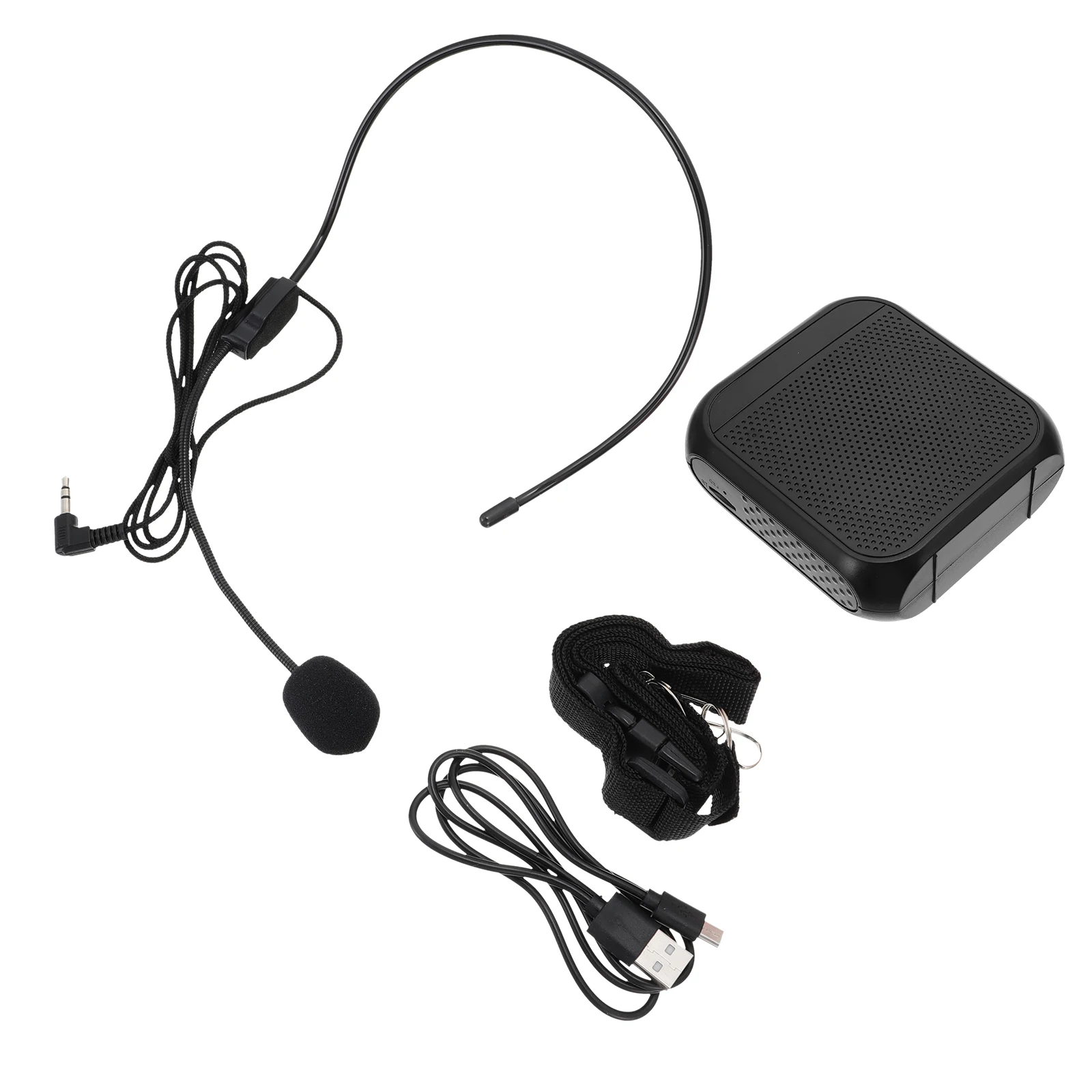 

Wireless Voice Amplifier Speaker Portable Sound Device for Street Vendor Adjustable Strap Low Price Plastic Material