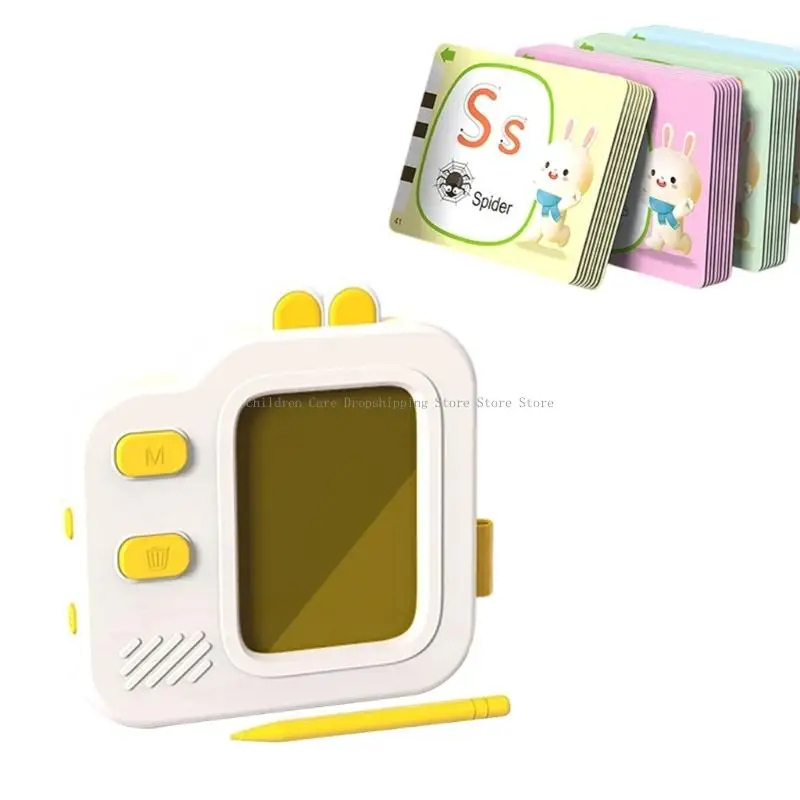 Leermachine voor kinderen met LCD-scherm en flashkaart voor eerste lezing Schrijven Handvaardigheidsontwikkeling Educatief