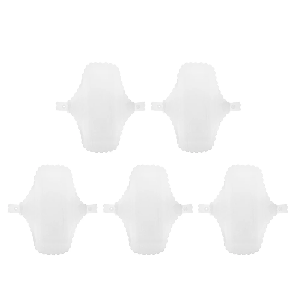 

5 шт. многоразовые хлопковые менструальные прокладки, мягкие, легкие, водонепроницаемые, герметичные, легко чистящиеся, моющиеся, женские менструальные прокладки