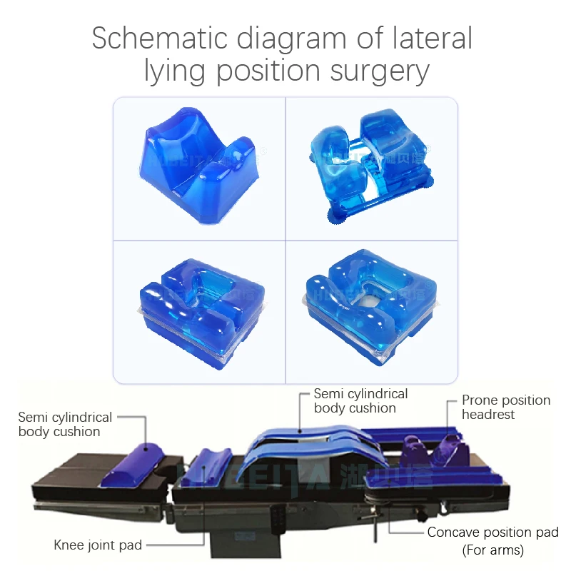 High quality prone patient positioner hospital medical gel pad