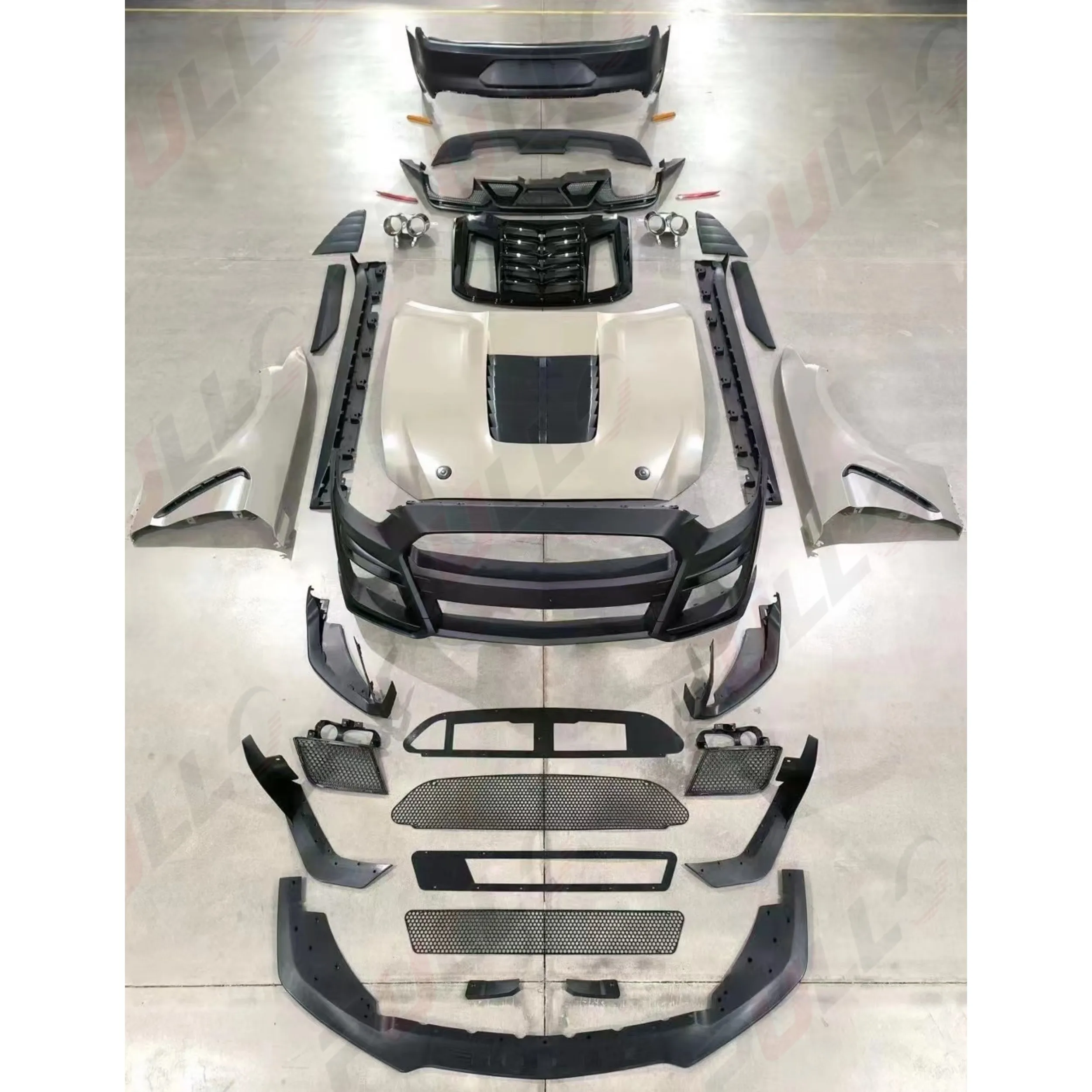 

Good Price Car Body Kit for For-d Mustang 2015-2017 Upgrade to GT500 Shel-by Include Front and Rear Bumper ,side Skirts