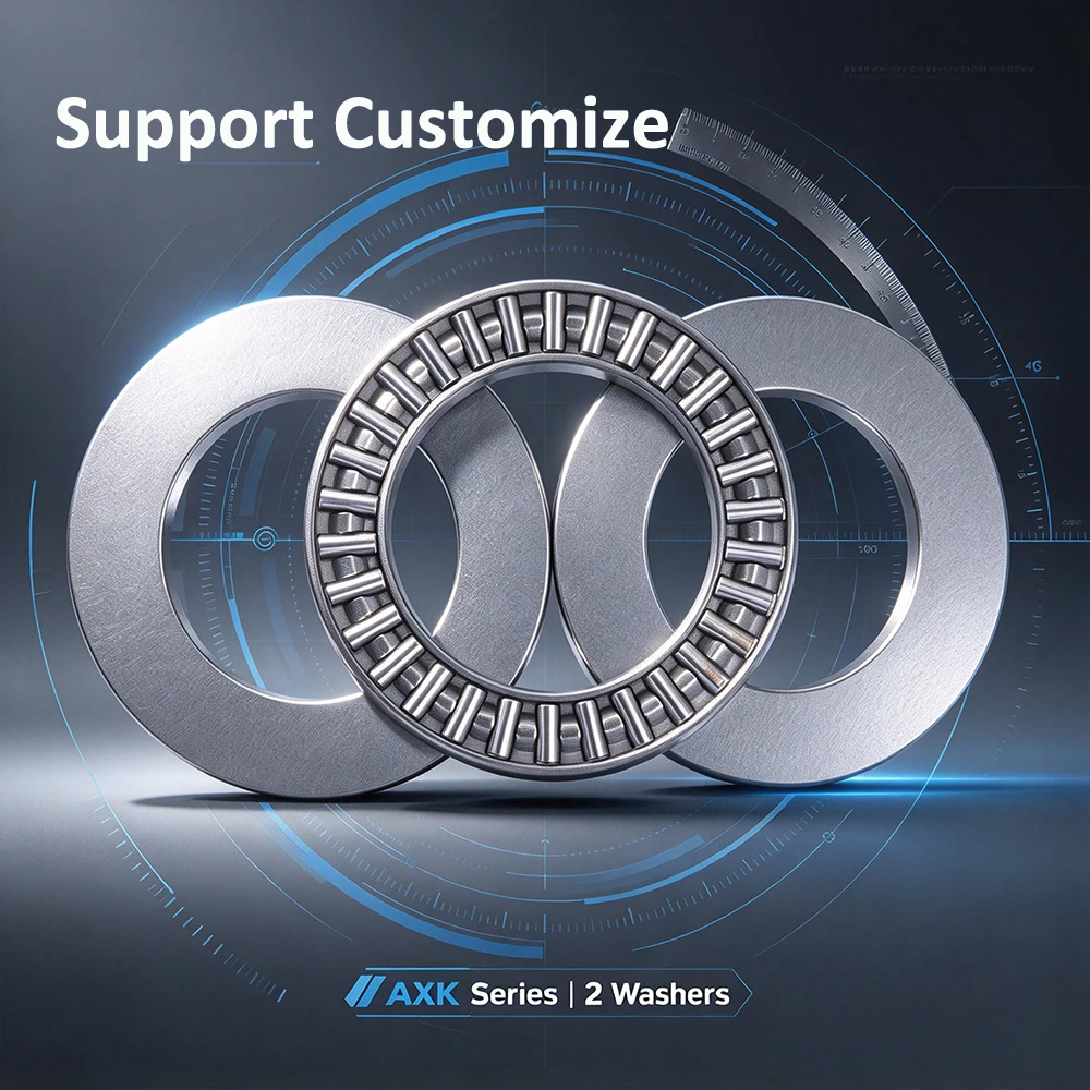 Plane Thrust Needle Roller Bearing AXK0414 AXK0515 AXK0619 AXK0821 AXK1024 AXK1226 AXK1528 AXK1730 AXK2035  Support Customize
