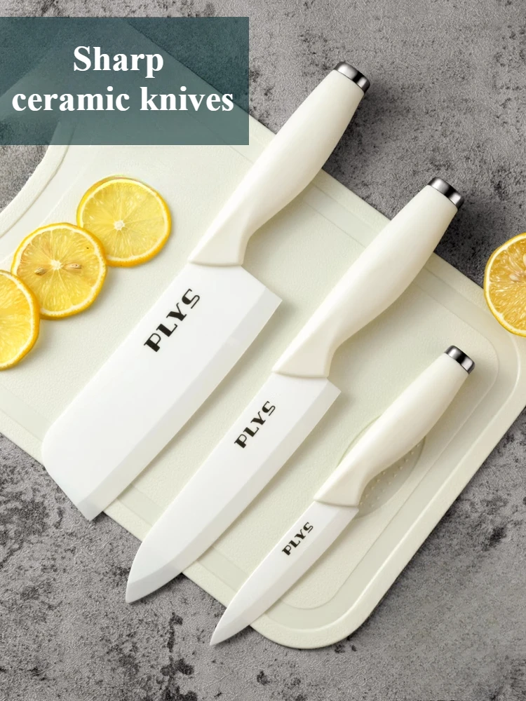 Keramikmesser, kleines Küchenmesser, Kochmesser, scharfes Obstmesser, Fleischschneidemesser, Gemüseschneidemesser, Schneidemesser
