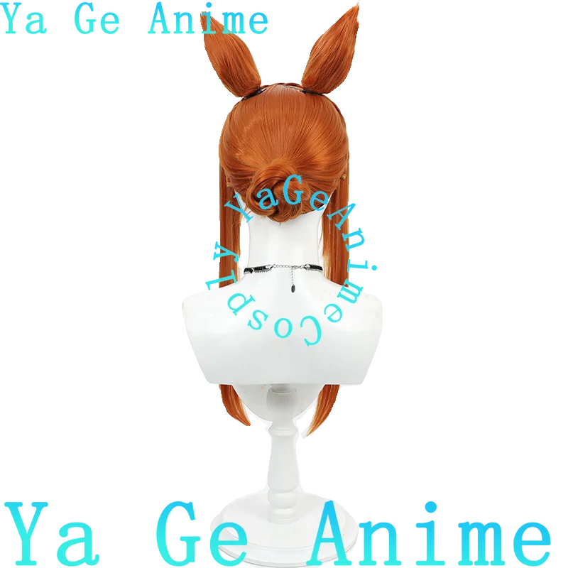 أوما موسومي جميلة ديربي الصمت سوزوكا الصيف ملابس السباحة شعر مستعار تأثيري آذان ذيل سباق الخيل فتاة لعبة عرض الواقع شعر مستعار شخصية