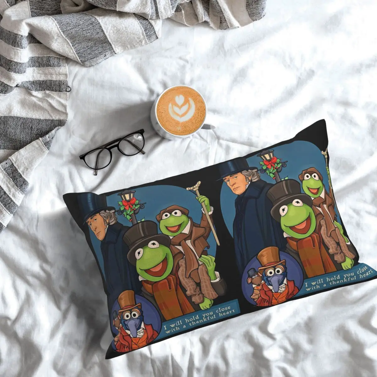 I Will Hold You Close With A Thankful Heart Muppet Rectangle Pillowcase Cushion Cover Decorative Bedroom Bed Home Throw Pillow