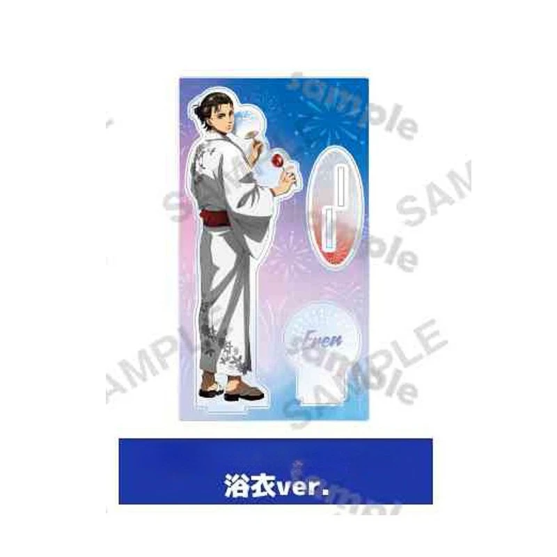 Hot Game Characters Eren Yeager Levi  Acrylic Stand Doll Anime Figure Model Plate Cosplay Toy for Gift Table Desktop Ornament