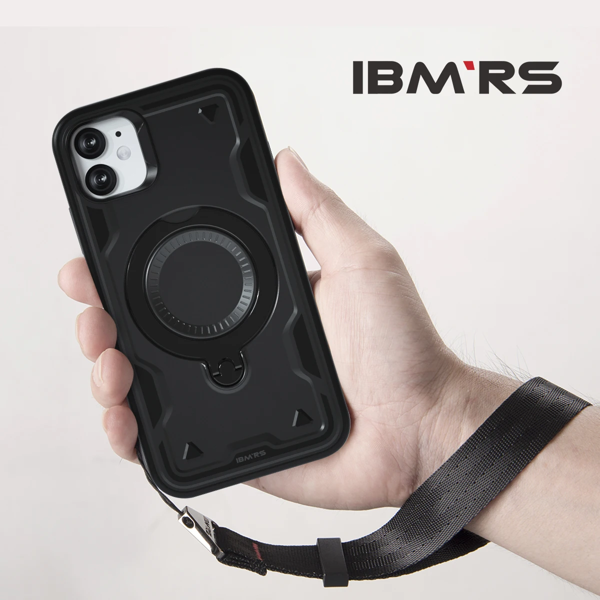 

For iPhone XR/11/11 Pro/11 Pro Max Case, [Military Grade] 3-in-1 Cover, Magnetic Kickstand & Lanyard Hole Protective Case