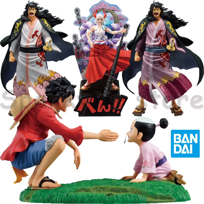 

Bandai Original Ichiban KUJI One piece Anime Figure Kozuki Momonosuke YAMATO Monkey D. Luffy Action Figure Toys for Kids Gifts