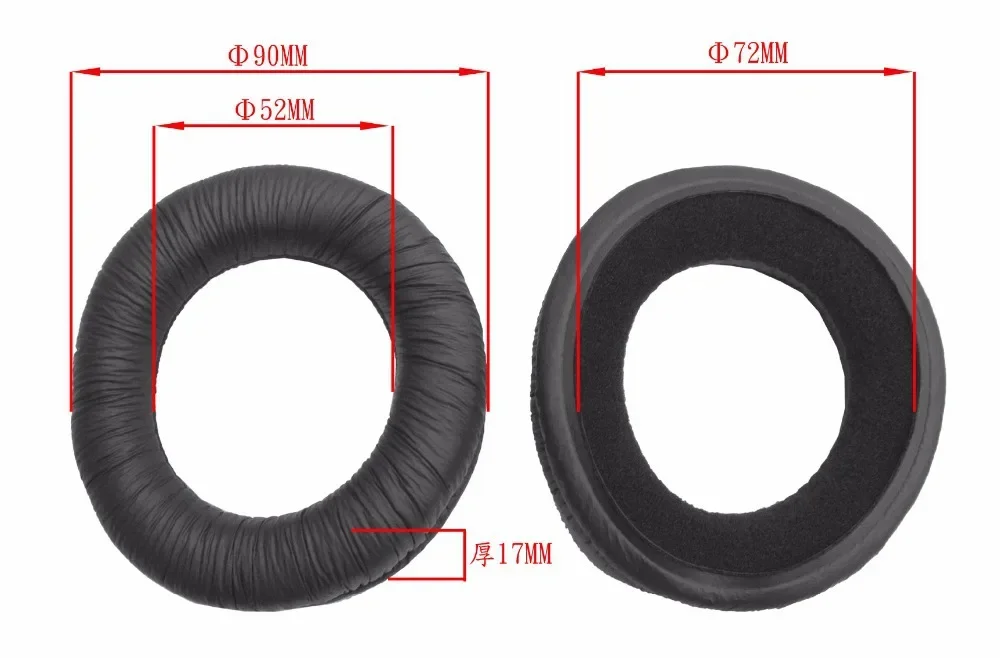 10 زوج سماعة استبدال أجزاء EarPad الأذن منصات ل Sennheise HD215 HD225 HD440 سماعة 90 مللي متر الأذن يفشل ضياع الصوت