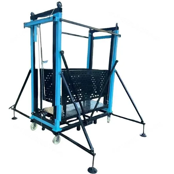 Remote Control Electric Folding Lifting Platform, Telescopic Hoist for Home Construction Decoration