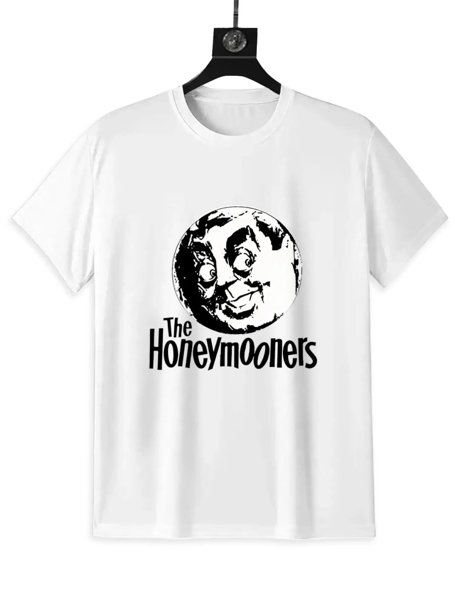 تي شيرت American The Honeymooners مصنوع من القطن بنسبة 100% - طراز Retro TV Fan