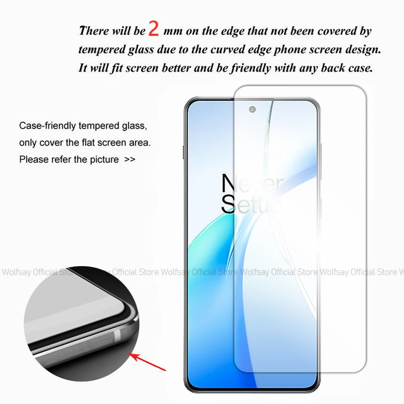 2/4PCS Screen Protector For OnePlus ACE 3V Tempered Glass OnePlus ACE 3V Full Glue Screen Glass Protector Film OnePlus ACE 3V