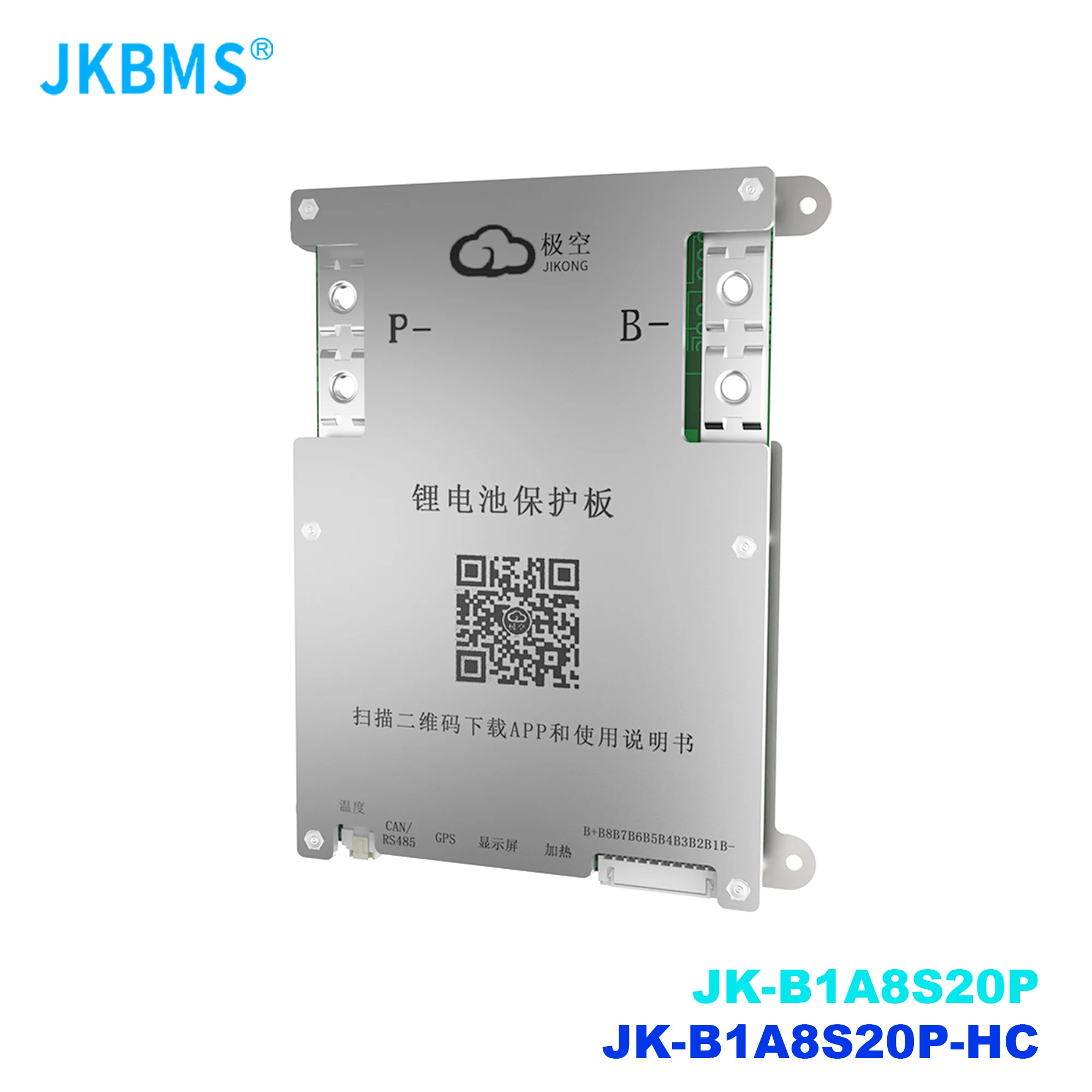 JK BMS Active Balance Smart HEAT CAN Bms 12V 24V4S 5S 6S 7S 8S Smart Bms 200A Lifepo4 Li-Ion Lto Battery Battery RS485 HEAT CAN