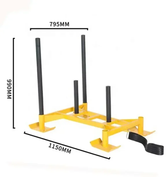 Factory Adjustable Weight Sled Running Football Fitness Sled And Power Speed Sled For Fitness