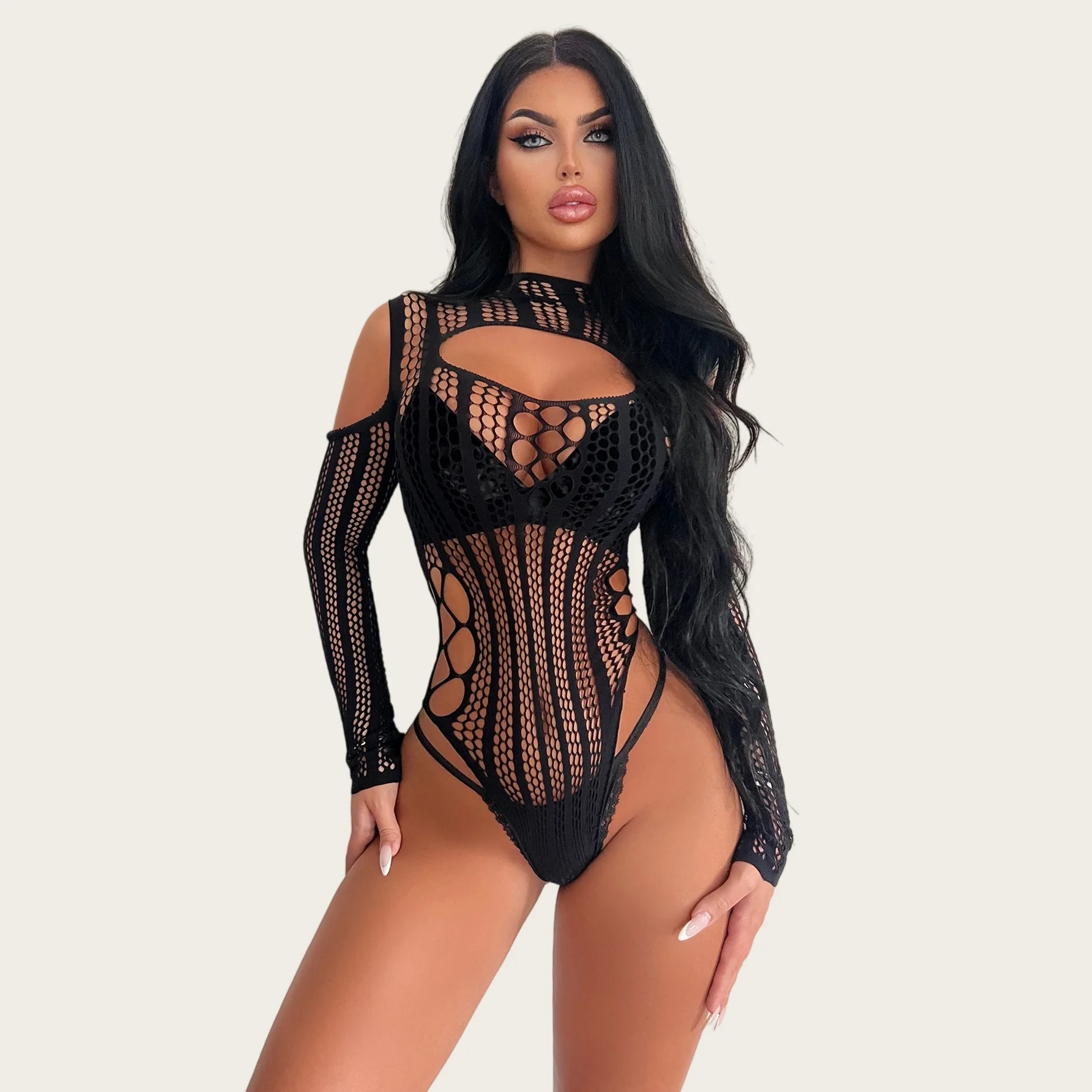 Women's Backless Bodysuit Comfortable Fit Underwear,Sexy Mesh Bodystockings For Women Erotic Fishnet Backless Lingerie Bodysuits