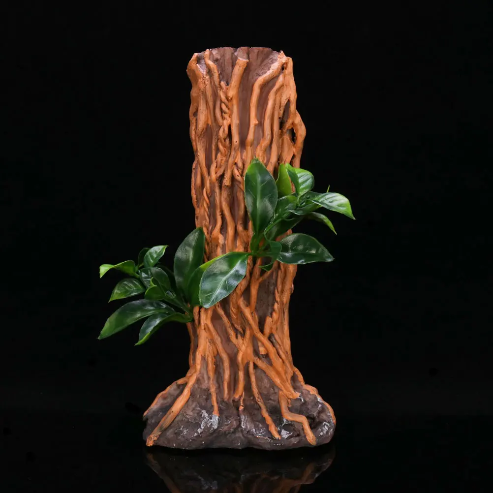 

1pc Resin Decor Simulation Trunk Ornament Aquarium Habitat Shelter Tank Decoration Resin Branches Aquarium Ornament Fish Tank