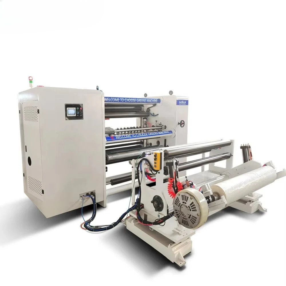 

Высокоскоростная продольная машина для пластиковой пленки, бумажных материалов, автоматический прорезной станок для перемотки, машина для резки рулонной пленки