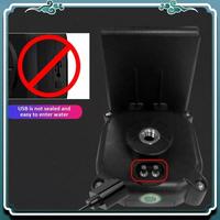 ABTU-Motorcycle TPMS Solar Power Tire Pressure Monitor Real Time Tire Pressure Monitoring System Temperature Sensor Durable