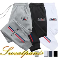 2025 New Arrival Paris Printed Sweatpants High Quality Men's Four Season Casual Sports Jogging Pants Male Urban Fashion Trousers