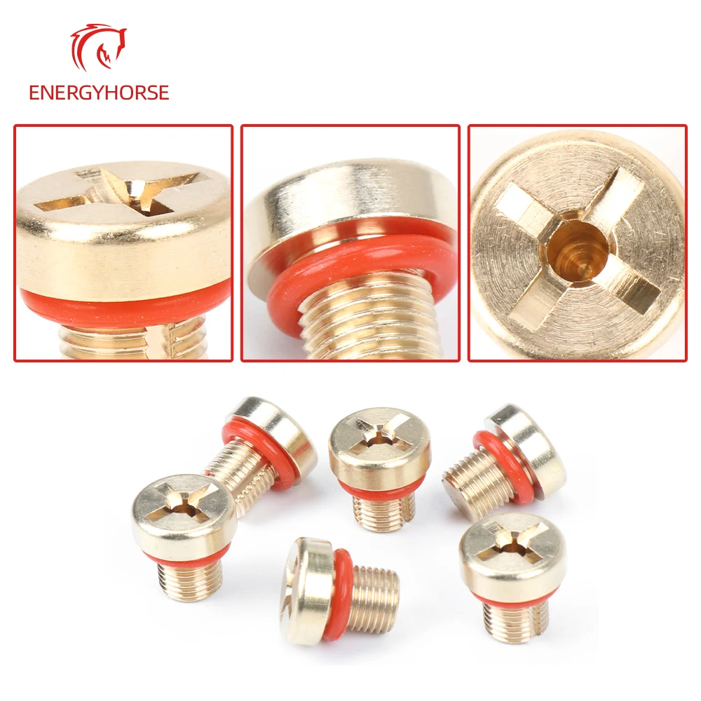 Coolant Expansion Tank Bleeder Screw Brass for BMW E36 E39 E46 E53 Bill Car Oil Radiator Pipe Water Tank Return Pipe