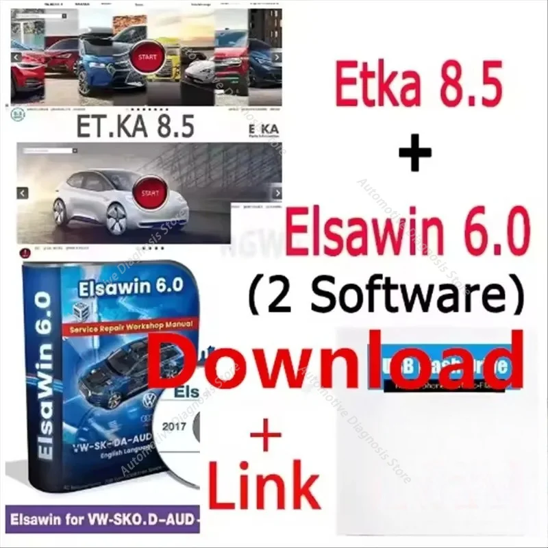 2026 Elsawin 6.0 + ET KA 8.5 Group Vehicles Electronic Parts Catalog Support ForV/W+AU//DI+SE//AT+SKO//DA Auto Repair Software