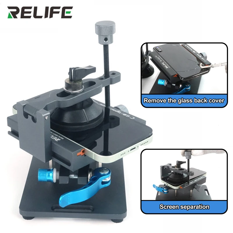 

RELIFE RL-601S Plus 360° Rotating Fixture Holder for Mobile Phone LCD Screen Separation Back Cover Glass Removal Repair Tools