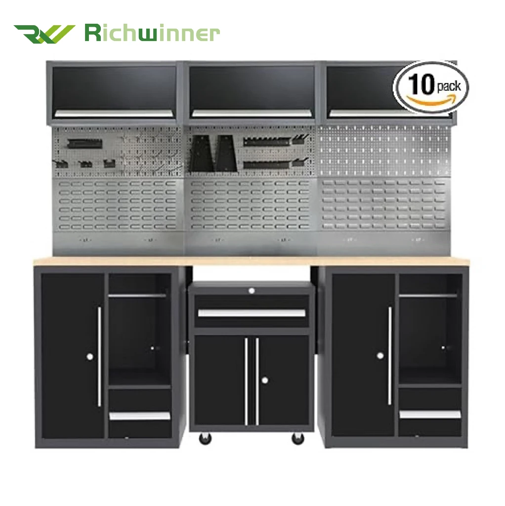 Industrial Maintenance Steel Tool Trolley and Multi-drawer Cabinet Storage Cabinet Professional Mechanic Workshop Chest Pro
