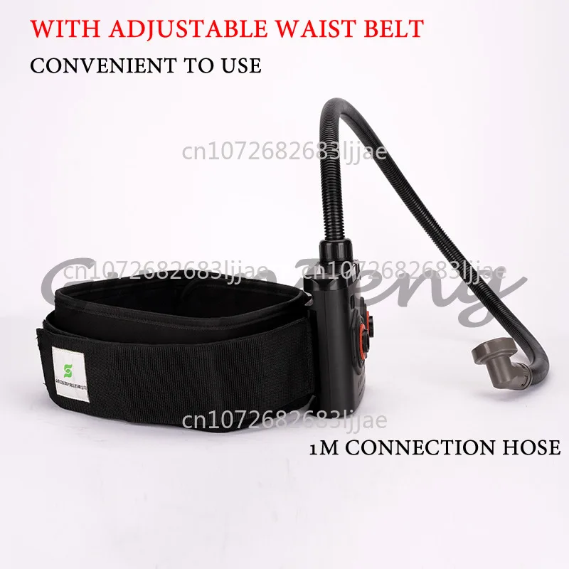 Portable Electric Air Supply Device Battery 6200 Half Face Respirator Dust Gas Mask For Spraying Painting Polishing Work Safety