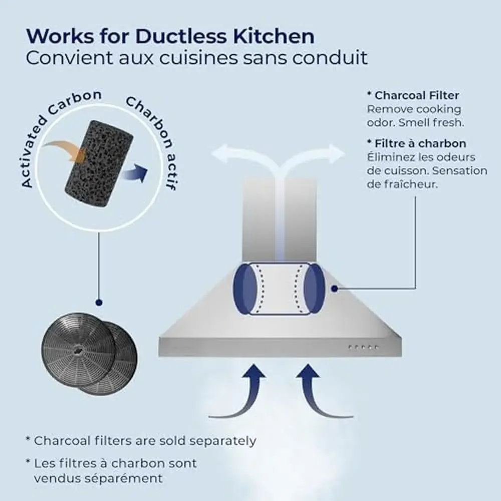 30 "ماتي الأبيض جدار جبل شفاط المطبخ ث/6" القناة قوية شفط للتحويل ستة طبقة مرشحات أضواء الهالوجين الكمال عالية