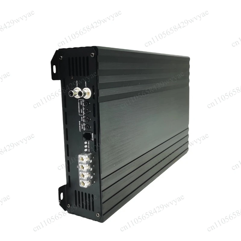 8000.1‑Mono Aluminum Alloy Class D Car Audio Mono Power Amplifier Brazilian Solution RMS 8000W@1Ω / 5500W@2Ω / 3300W@4Ω
