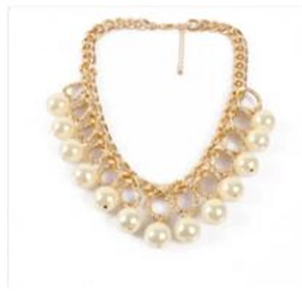 sale hot multi-layer necklace large imitation pearl necklace women necklaces and pendants