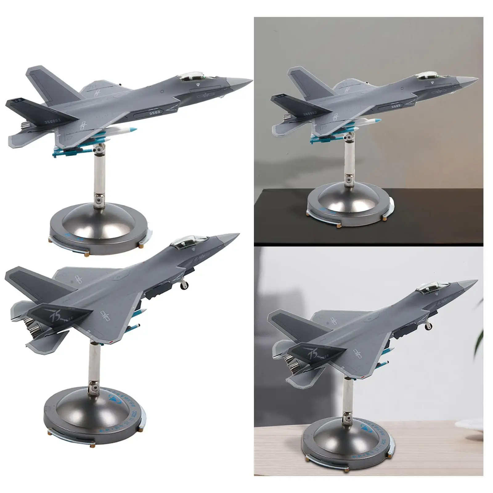 1:72 Fighter Jet Model Alloy Aircraft Model Desktop Decoration Airplane Model Diecast Plane Model for Bookshelf Living Room