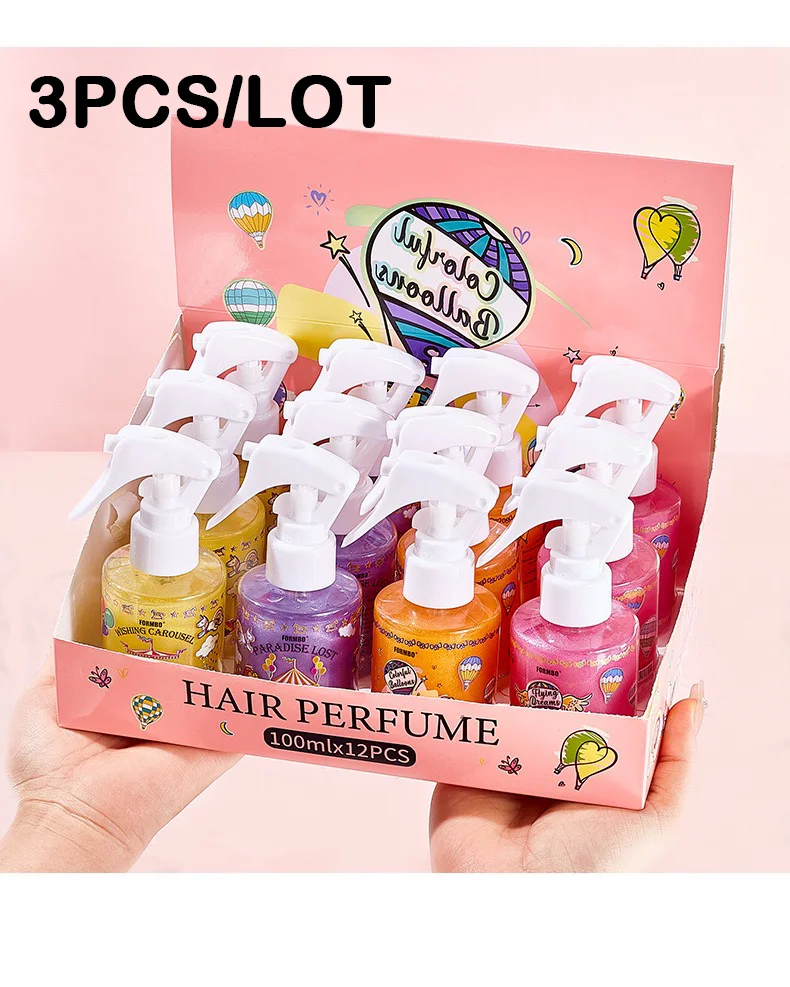

3PCS / LOTLong-Lasting Hair Perfume Spray Natural Fresh Fragrance Non-Greasy Smell Good All Day for Women